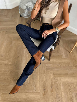 Джинсы прямые