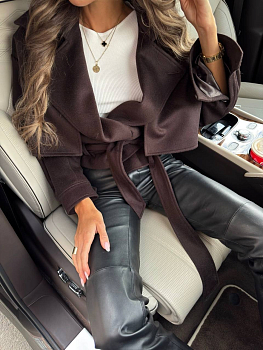 Косуха из пальтовой ткани